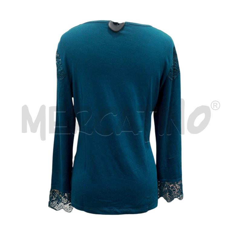 MAGLIA DONNA CAMOMILLA VERDE PETROLIO | Mercatino dell'Usato Salerno fratte 2