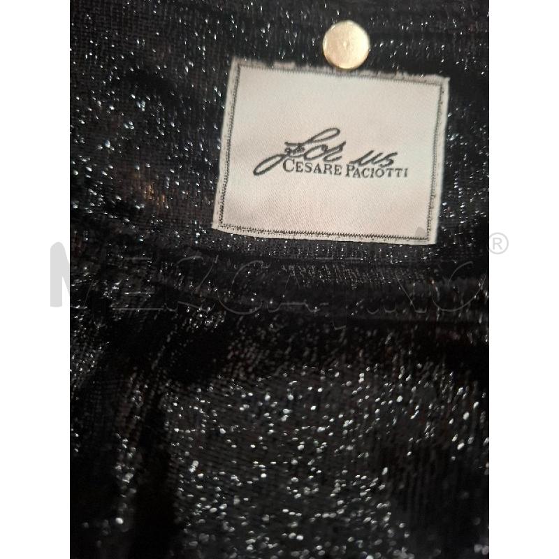 MAGLIA DONNA CESARE VPACIOTTI FOR US NERA BRILLANTINATA CARTELLINATA | Mercatino dell'Usato Salerno fratte 2