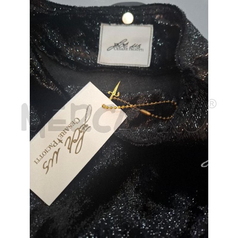 MAGLIA DONNA CESARE VPACIOTTI FOR US NERA BRILLANTINATA CARTELLINATA | Mercatino dell'Usato Salerno fratte 3