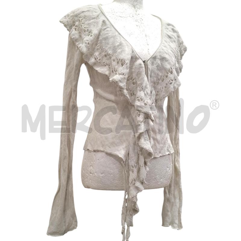 MAGLIA DONNA CLASS ROBERTO CAVALLI BIANCA | Mercatino dell'Usato Salerno fratte 1