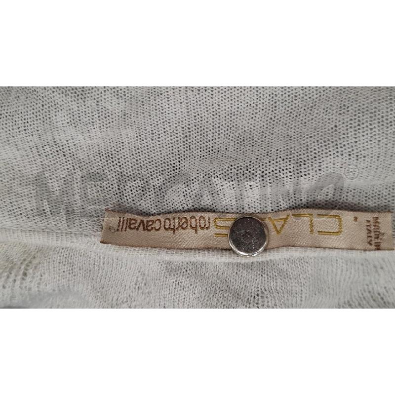 MAGLIA DONNA CLASS ROBERTO CAVALLI BIANCA | Mercatino dell'Usato Salerno fratte 3
