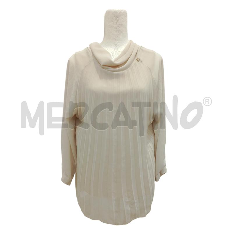 MAGLIA DONNA COCONUDA BEIGE MANICHE VELATE | Mercatino dell'Usato Salerno fratte 1
