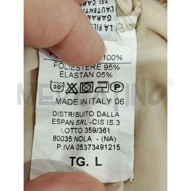 MAGLIA DONNA COCONUDA BEIGE MANICHE VELATE | Mercatino dell'Usato Salerno fratte 4