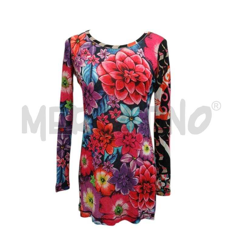MAGLIA DONNA CUSTO LINE FANT FIORI | Mercatino dell'Usato Salerno fratte 1