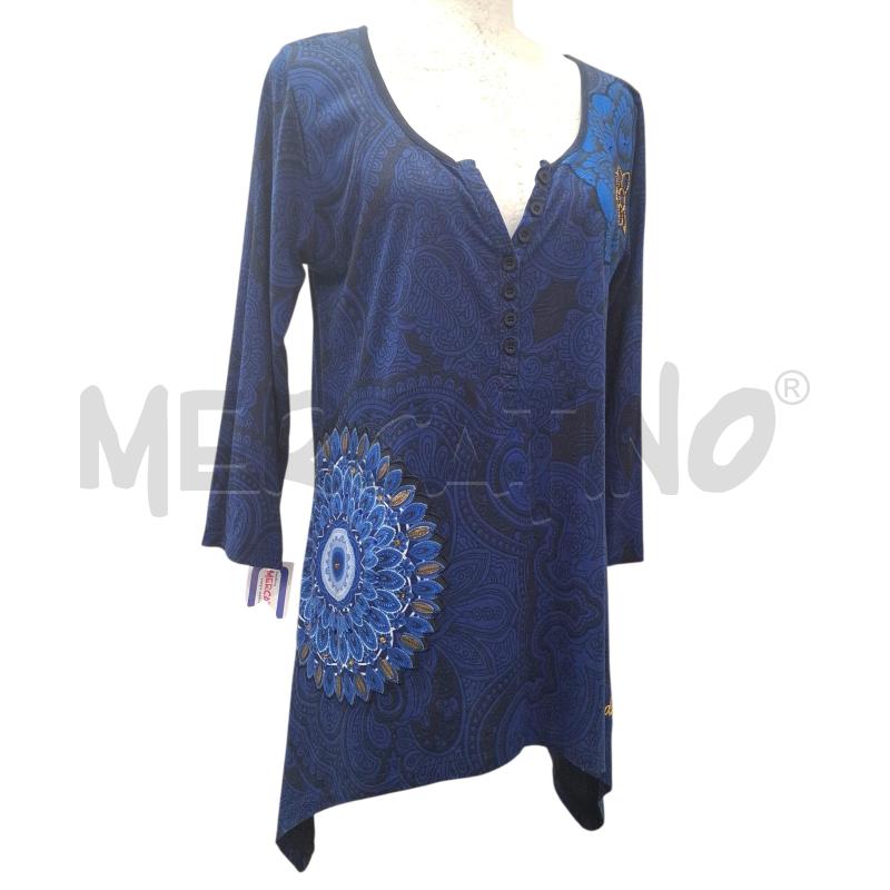 MAGLIA DONNA DESIGUAL FANT. CELESTE | Mercatino dell'Usato Salerno fratte 1