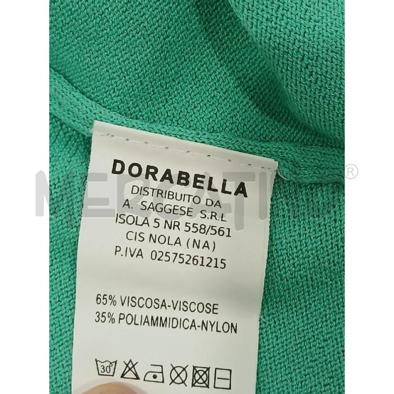 MAGLIA DONNA DORABELLA VERDE MENTA BORDINI BLU  | Mercatino dell'Usato Salerno fratte 4