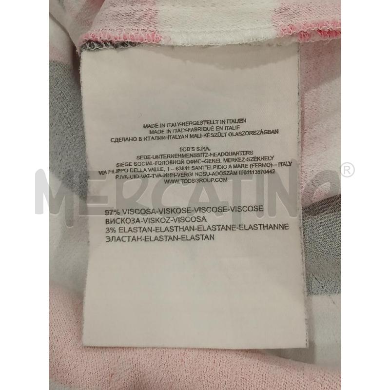 MAGLIA DONNA FAY BASE BIANCA RIGHE NERE ROSA | Mercatino dell'Usato Salerno fratte 4