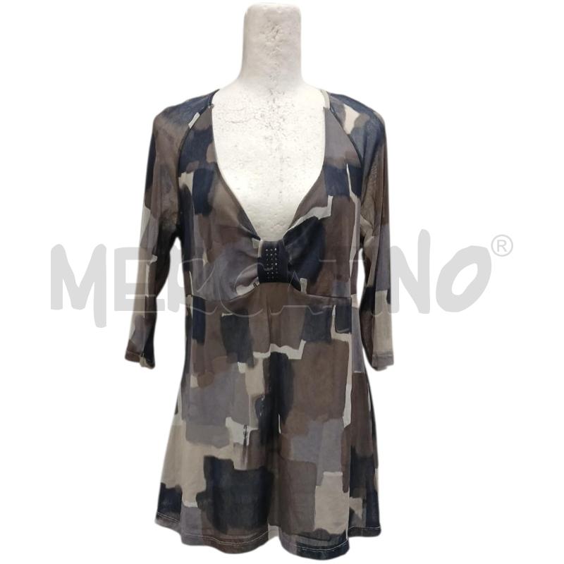 MAGLIA DONNA FIORELLA RUBINO SFUM GRIGIO/TORTORA/BLU | Mercatino dell'Usato Salerno fratte 1