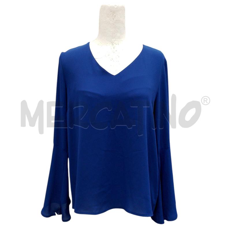 MAGLIA DONNA GRETHA MILANO BLU ELETTRICO | Mercatino dell'Usato Salerno fratte 1