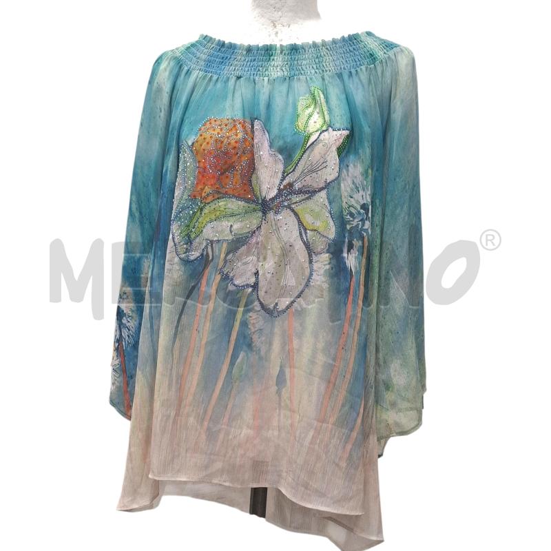 MAGLIA DONNA JALLIS SFUM DI VERDE FIORE | Mercatino dell'Usato Salerno fratte 1