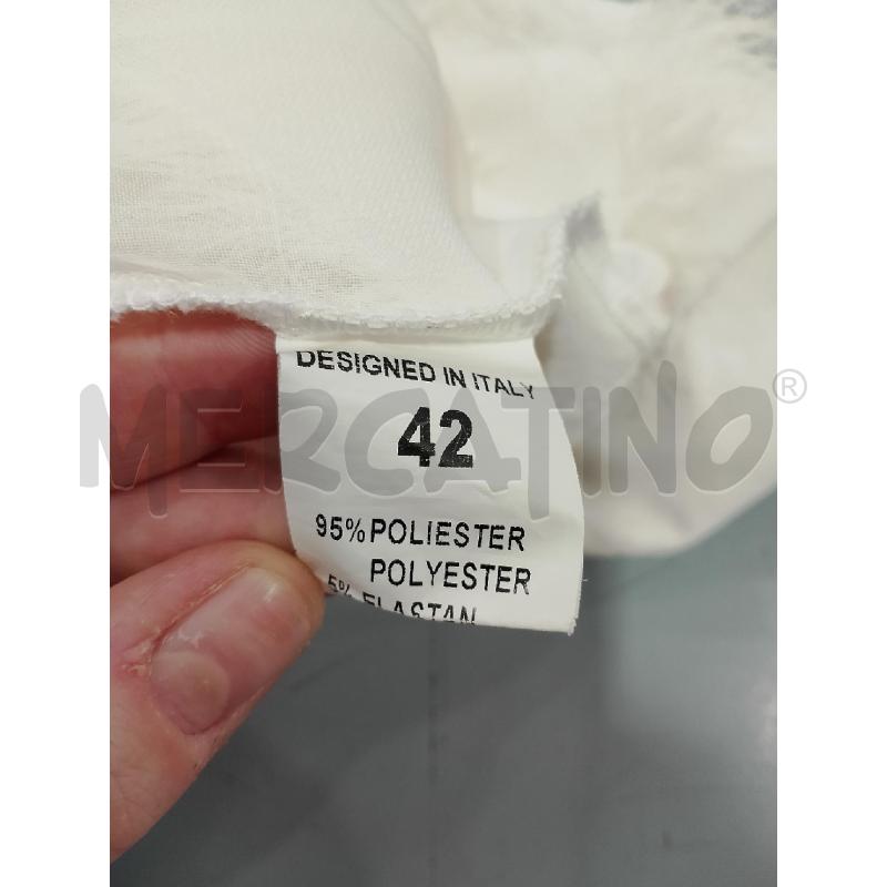 MAGLIA DONNA KORALLINE BIANCA PIUMATA AVANTI | Mercatino dell'Usato Salerno fratte 4