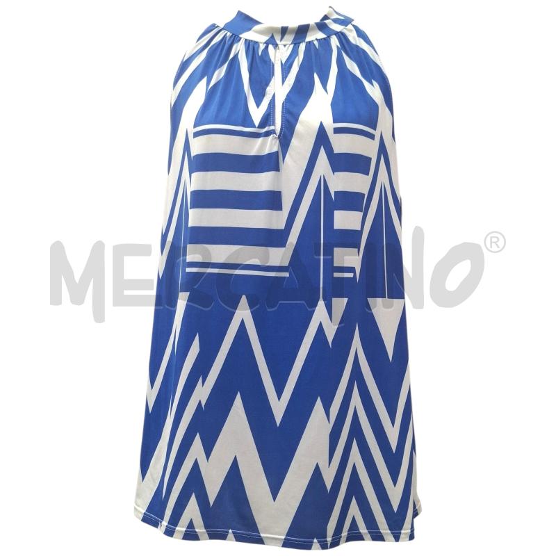 MAGLIA DONNA LIST FANT BIANCA AZZURRA | Mercatino dell'Usato Salerno fratte 1