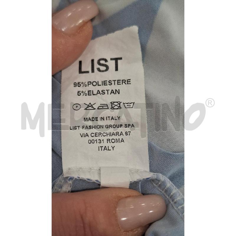 MAGLIA DONNA LIST FANT BIANCA AZZURRA | Mercatino dell'Usato Salerno fratte 4