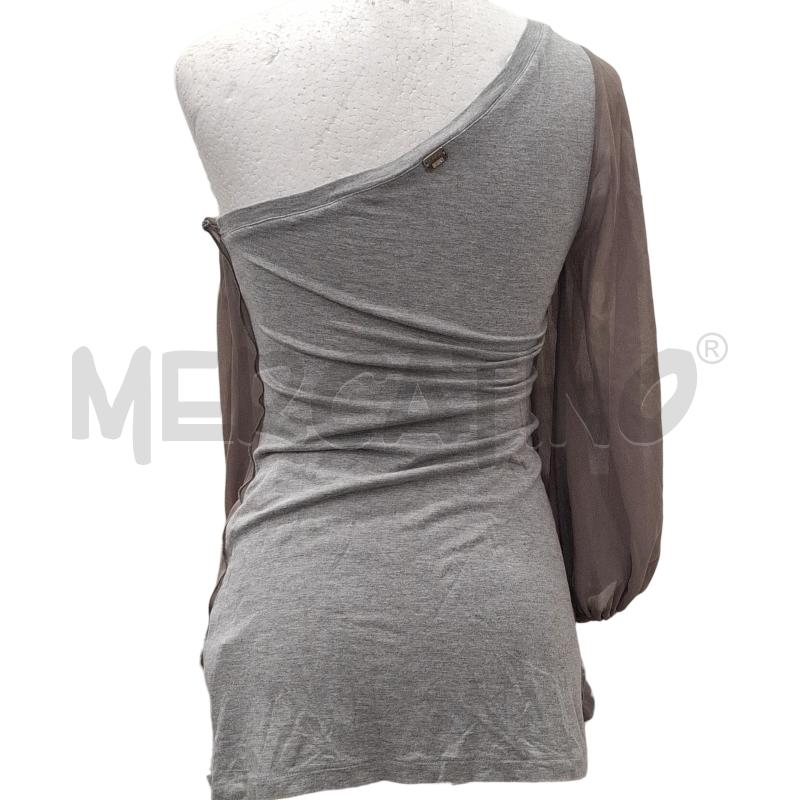 MAGLIA DONNA LIU JO MONOSPALLA AVANTI TORTOTA DIETRO GRIGIA | Mercatino dell'Usato Salerno fratte 2
