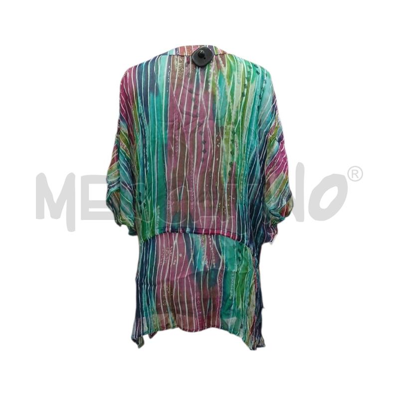 MAGLIA DONNA MARA CAROL VERDE FUCSIA BLU | Mercatino dell'Usato Salerno fratte 2