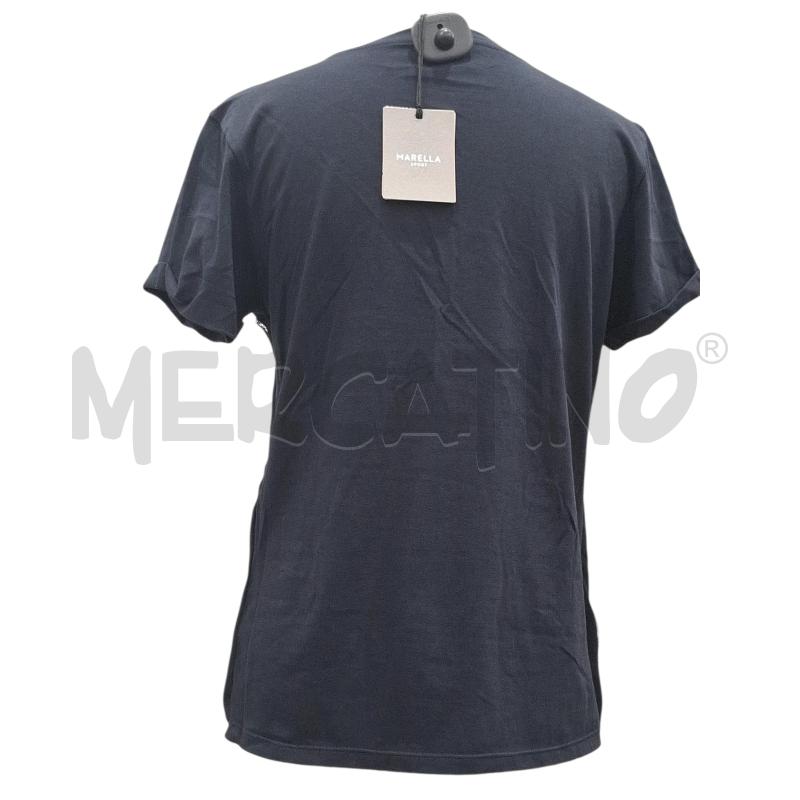 MAGLIA DONNA MARELLA BLU NAVY CARTELLINATA | Mercatino dell'Usato Salerno fratte 2
