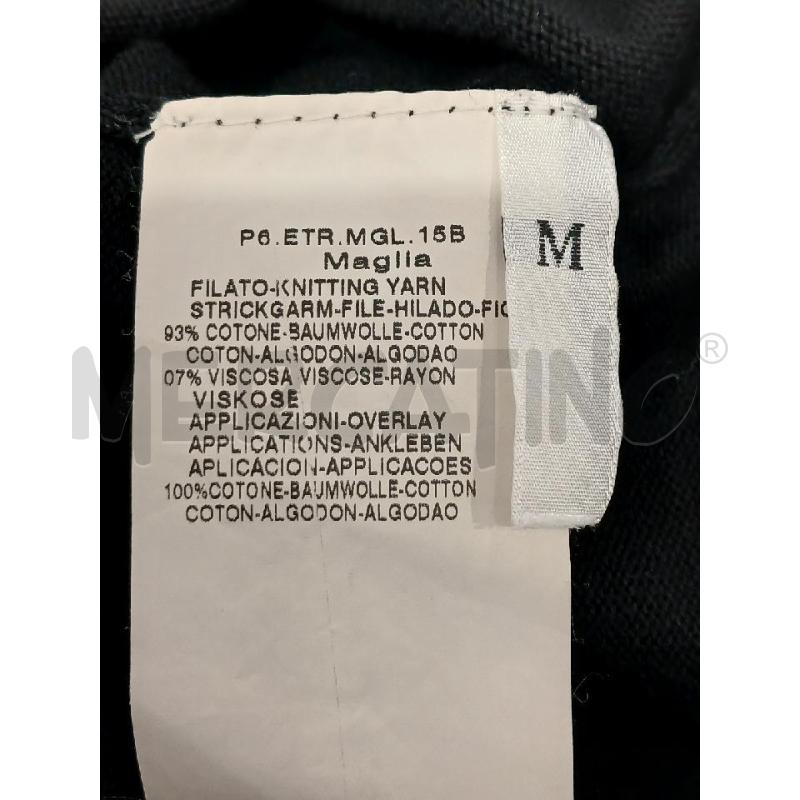 MAGLIA DONNA MAX & CO NERA ROUCHES SMANICATA TG M | Mercatino dell'Usato Salerno fratte 4