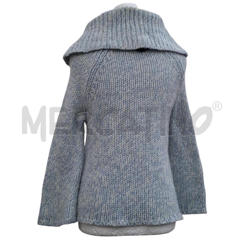 MAGLIA DONNA MICHEAL KORS TWEED AZZURRO BIANCO | Mercatino dell'Usato Salerno fratte 2