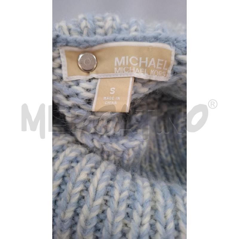 MAGLIA DONNA MICHEAL KORS TWEED AZZURRO BIANCO | Mercatino dell'Usato Salerno fratte 3