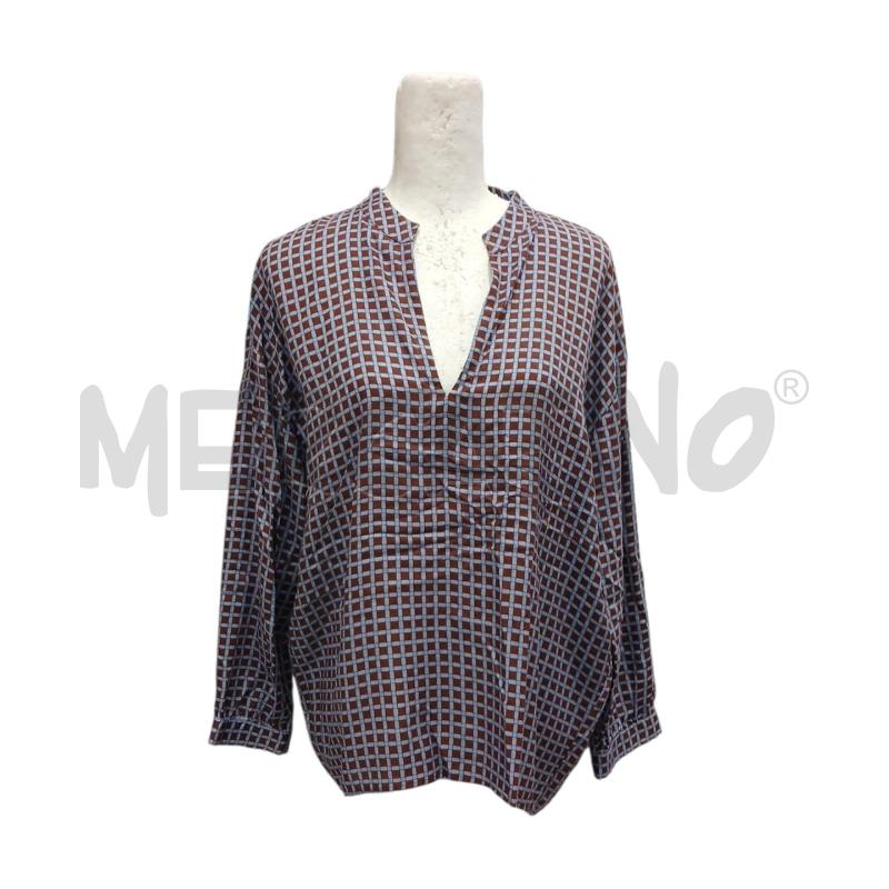 MAGLIA DONNA NIU ROMBI MARRINI CONTORNO AZZURRO | Mercatino dell'Usato Salerno fratte 1