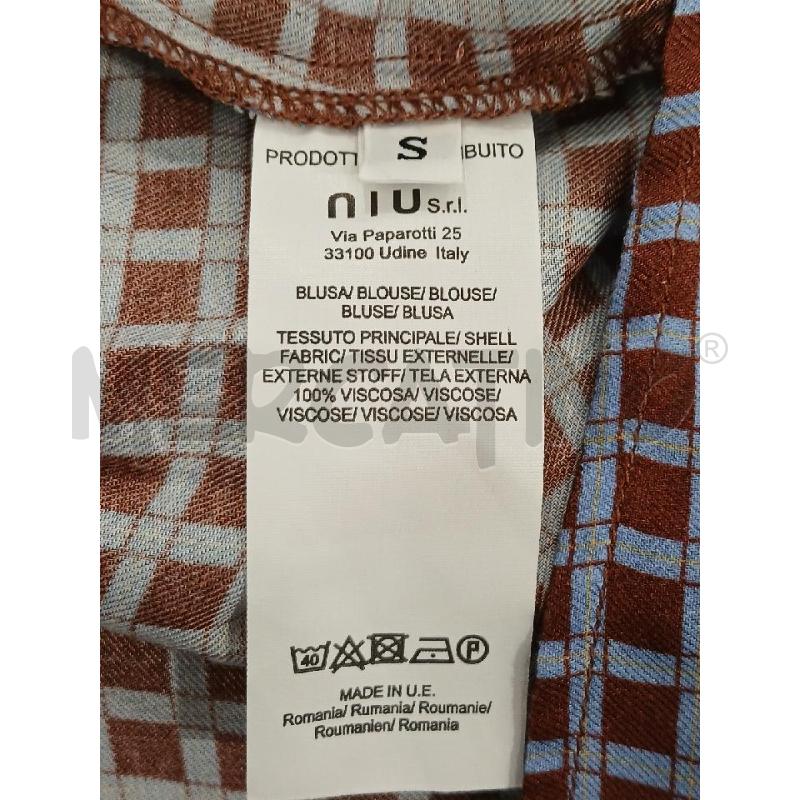 MAGLIA DONNA NIU ROMBI MARRINI CONTORNO AZZURRO | Mercatino dell'Usato Salerno fratte 4