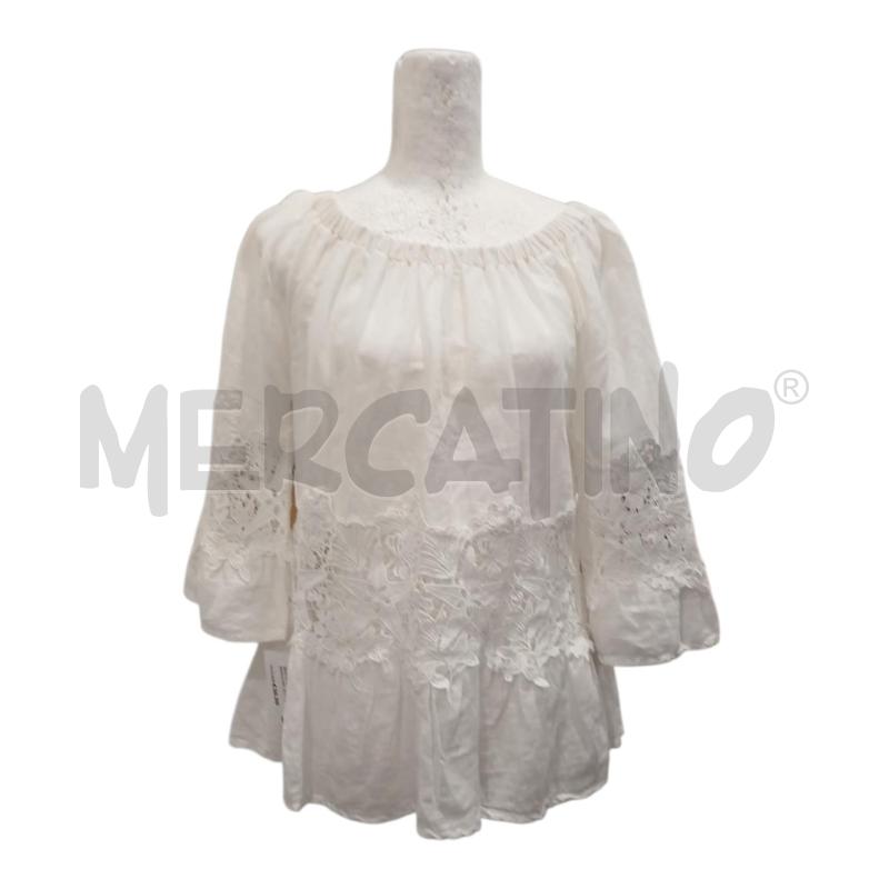 MAGLIA DONNA PANGAIA BIANCA RIC. IN VITA | Mercatino dell'Usato Salerno fratte 1