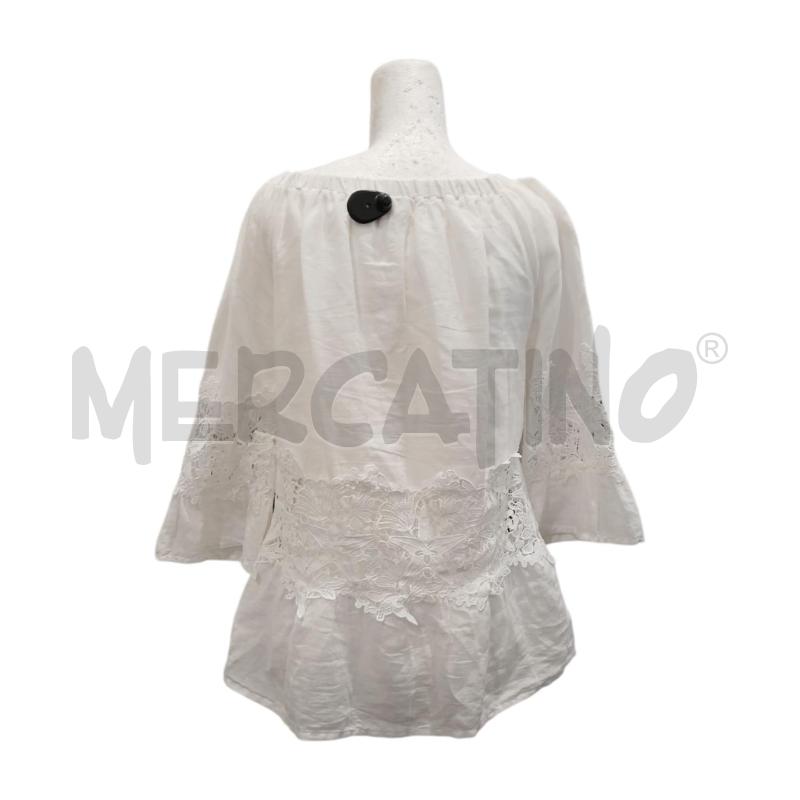 MAGLIA DONNA PANGAIA BIANCA RIC. IN VITA | Mercatino dell'Usato Salerno fratte 2