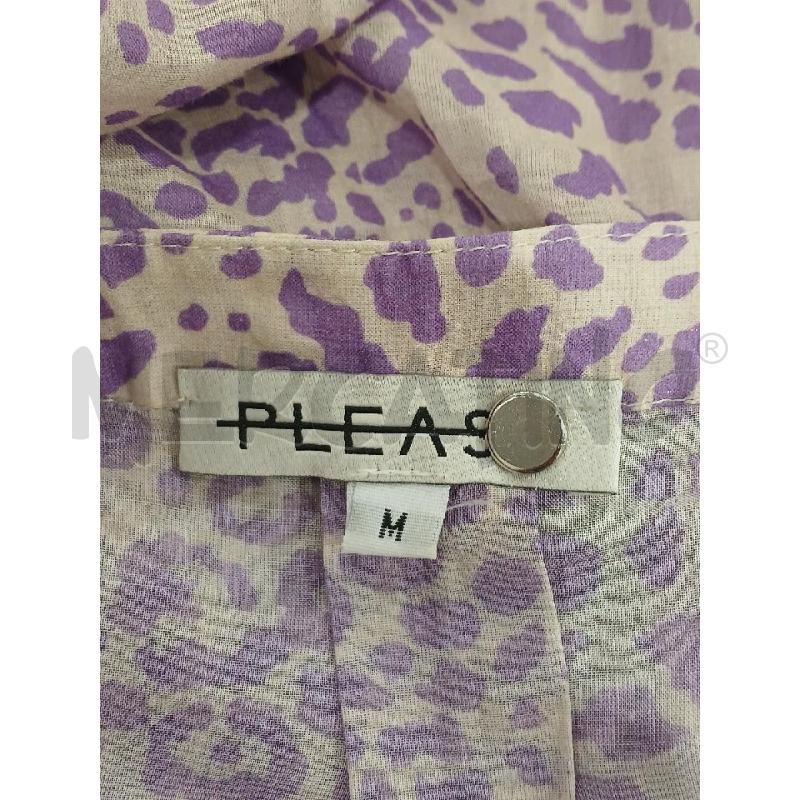 MAGLIA DONNA PLEASE LILLA CHIARO MOT. ANIMALIER  | Mercatino dell'Usato Salerno fratte 3