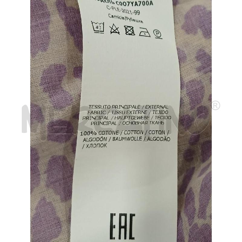 MAGLIA DONNA PLEASE LILLA CHIARO MOT. ANIMALIER  | Mercatino dell'Usato Salerno fratte 4