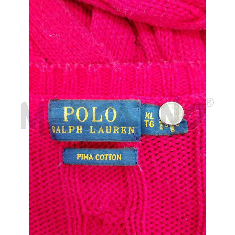 MAGLIA DONNA RALPH LAUREN COTONE ROSSA | Mercatino dell'Usato Salerno fratte 3