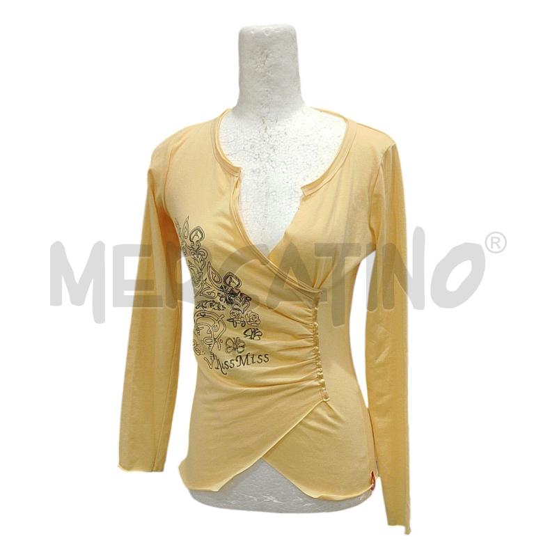 MAGLIA DONNA ROSSAMISS GIALLA 95X100 COTONE | Mercatino dell'Usato Salerno fratte 1
