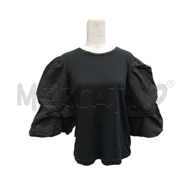 MAGLIA DONNA SANDRO FERRONE NERA MANICA SVASATA | Mercatino dell'Usato Salerno fratte 1