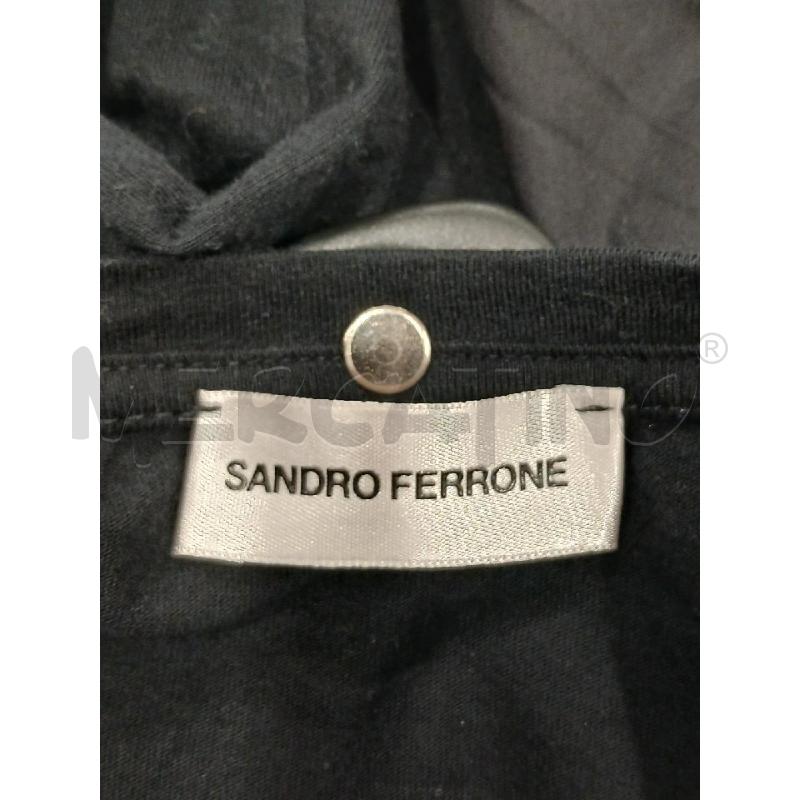 MAGLIA DONNA SANDRO FERRONE NERA MANICA SVASATA | Mercatino dell'Usato Salerno fratte 3