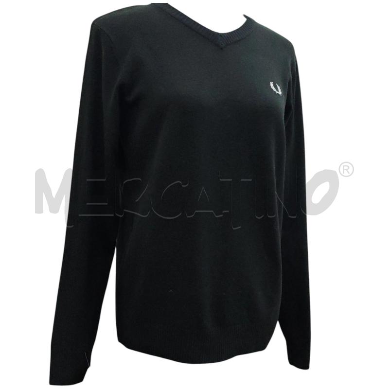 MAGLIA UOMO FRED PERRY NERA MISTO LANA | Mercatino dell'Usato Salerno fratte 1