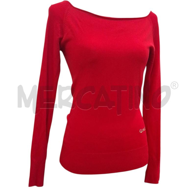 MAGLIETTA DONNA GUESS ROSSA TG. 3 | Mercatino dell'Usato Salerno fratte 1