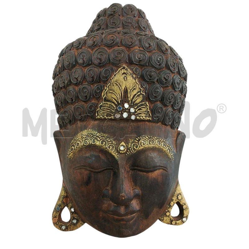 MASCHERA IN LEGNO BUDDHA  | Mercatino dell'Usato Salerno fratte 1
