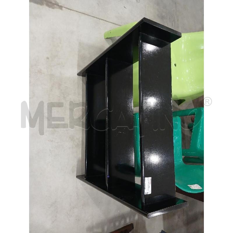 MOBILETTO NERO 3 SCAFFALI  | Mercatino dell'Usato Salerno fratte 3