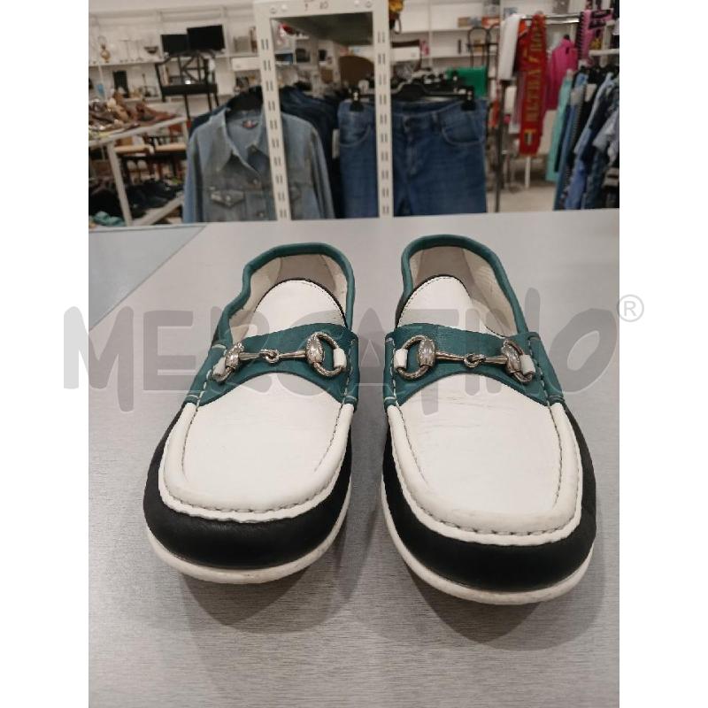 MOCASSINI  UOMO GUCCI BIANCHI RICH. VERDI E NERI  N.40.5 | Mercatino dell'Usato Salerno fratte 2