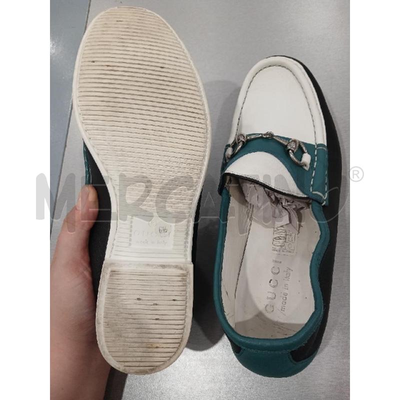 MOCASSINI  UOMO GUCCI BIANCHI RICH. VERDI E NERI  N.40.5 | Mercatino dell'Usato Salerno fratte 5
