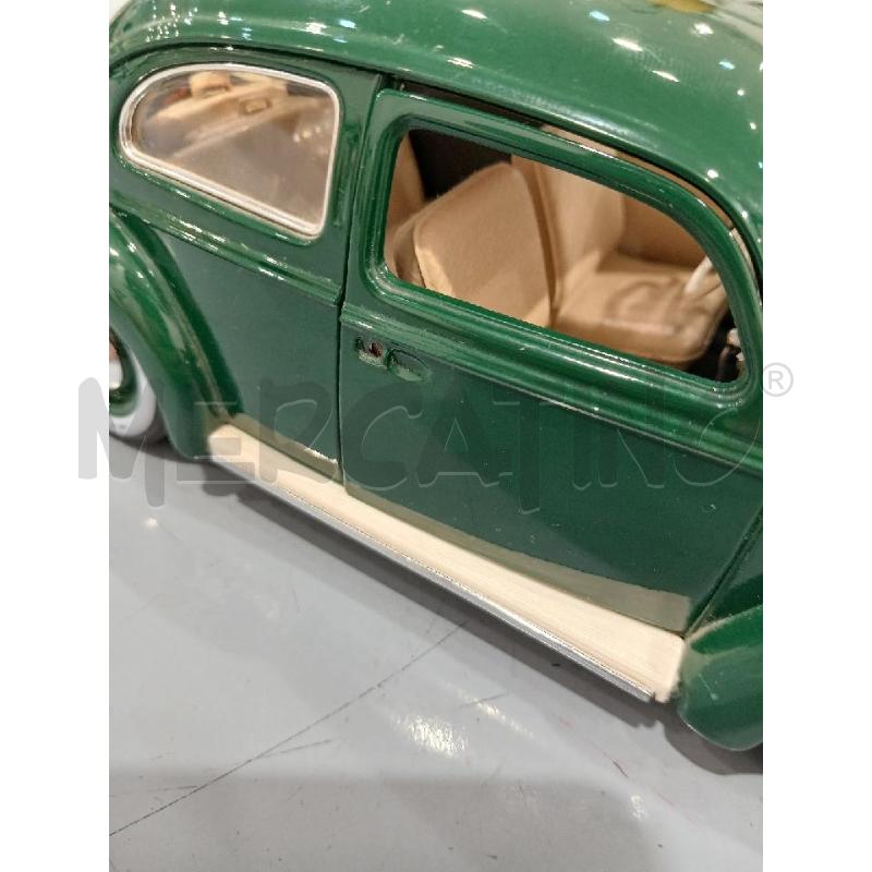 MODELLINO BBURAGO BEETLE VERDE 55 1:18 | Mercatino dell'Usato Salerno fratte 2