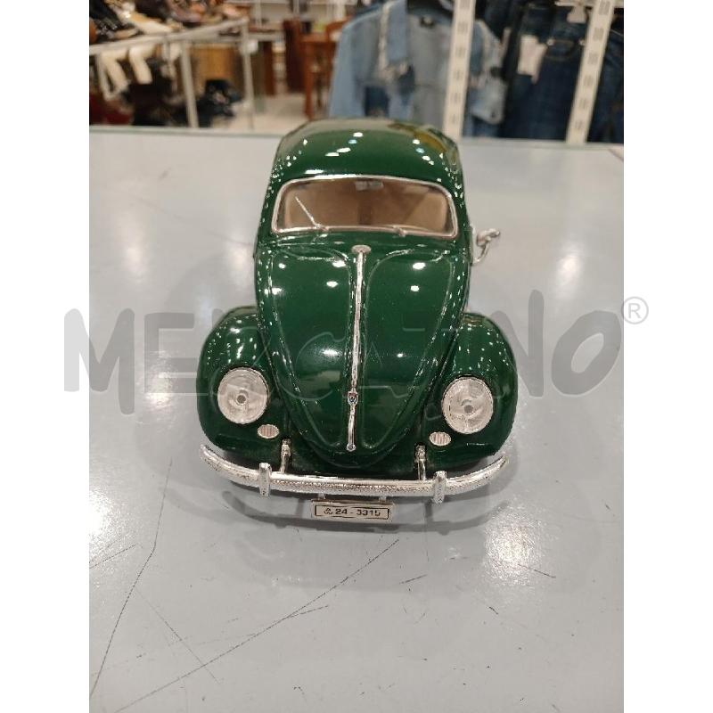 MODELLINO BBURAGO BEETLE VERDE 55 1:18 | Mercatino dell'Usato Salerno fratte 3