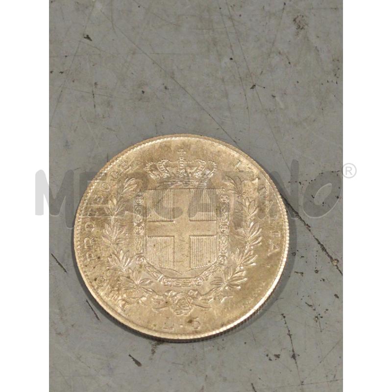 MONETA 5 LIRE VITTORIO EMANUELE II 1959 GOVERNO PROVVISORIO (1859 - 1861) CONIO BOLOGNA  | Mercatino dell'Usato Salerno fratte 2