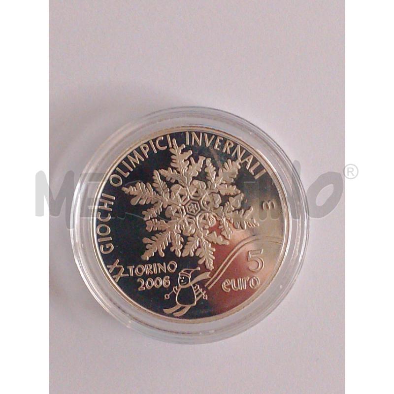 MONETA SAN MARINO 5€ OLIMPIADI INVERNALI TORINO 2006 AR | Mercatino dell'Usato Salerno fratte 2
