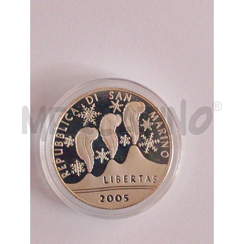 MONETA SAN MARINO 5€ OLIMPIADI INVERNALI TORINO 2006 AR | Mercatino dell'Usato Salerno fratte 3