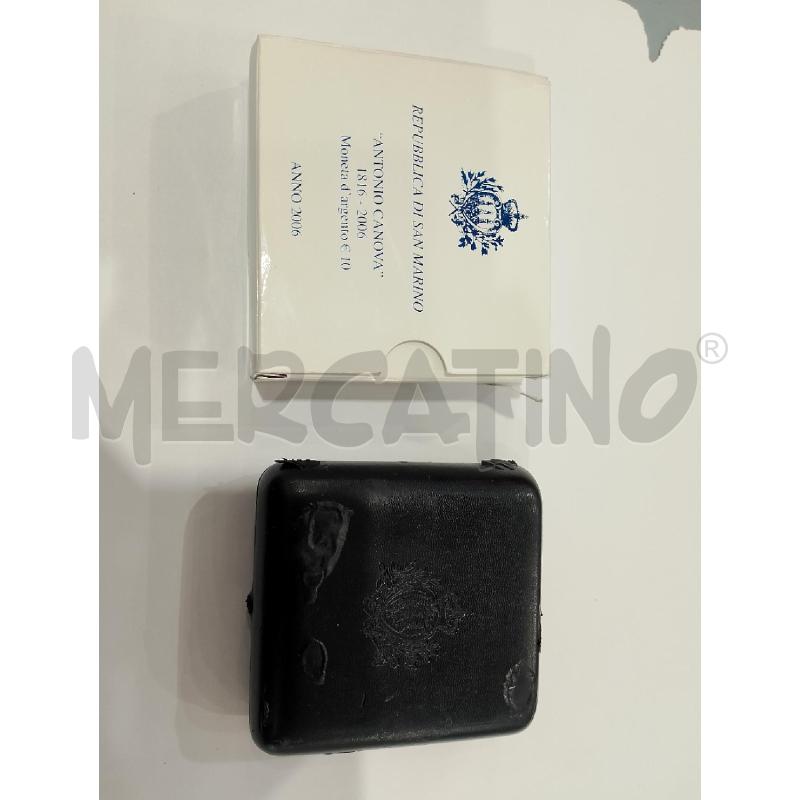 MONETA SAN MARINO ANTONIO CANOVA 2006 AR  | Mercatino dell'Usato Salerno fratte 5
