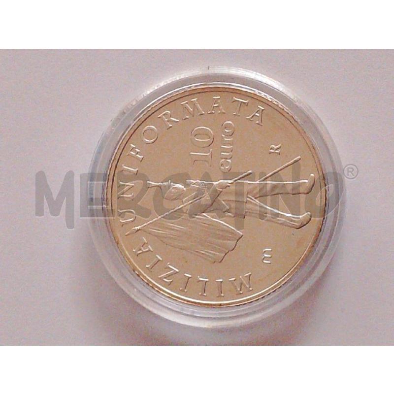 MONETA SAN MARINO MILIZIA UNIFORMATA 10 EURO AR 2005 | Mercatino dell'Usato Salerno fratte 2