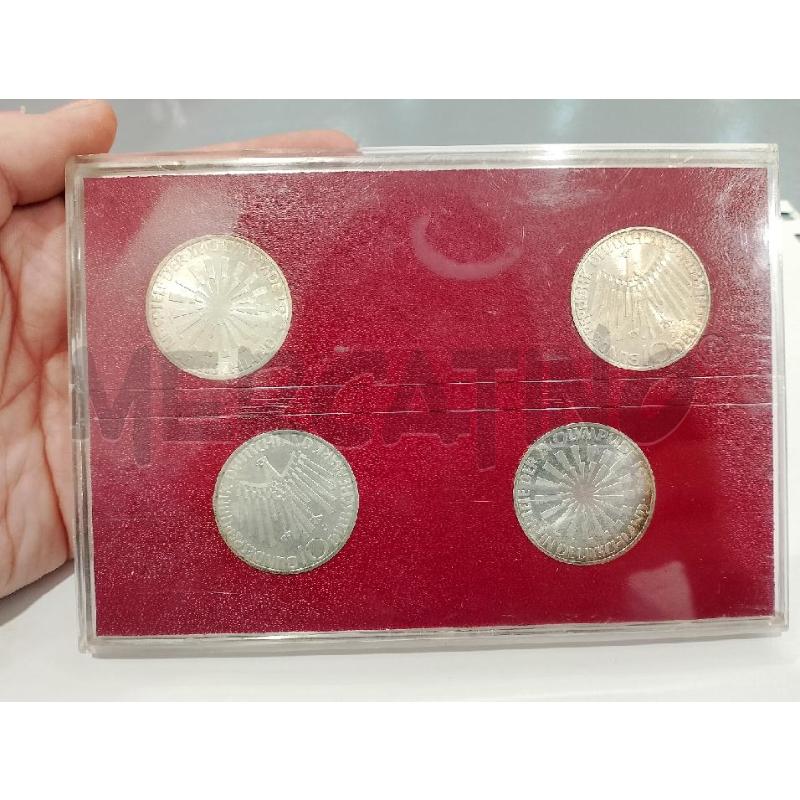 MONETE 4 VALORI XX GIOCHI OLIMPICI MONACO 1972 | Mercatino dell'Usato Salerno fratte 2
