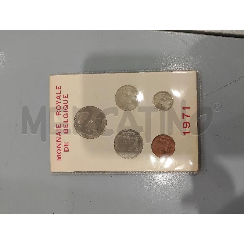 MONETE FDC MONETE RALI DEL BELGIO 1971 | Mercatino dell'Usato Salerno fratte 3