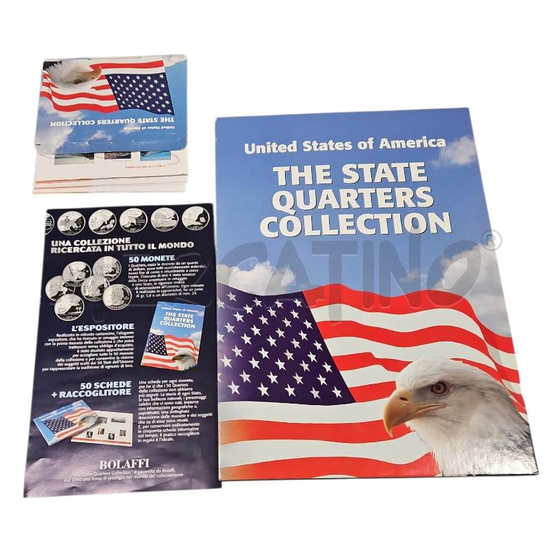 MONETE THE STATE QUARTERS COLLECTIONS - COLLECTOR CLUB BOLAFFI COMPLETO CON SCHEDE STATI  | Mercatino dell'Usato Salerno fratte 1