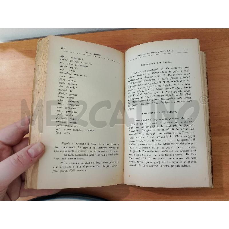 MORENO - GRAMMATICHE E LESSICI DELLE LINGUE DELL'AFRICA ITALIANA - GRAMMATICA DELLA LINGUA GALLA 193 | Mercatino dell'Usato Salerno fratte 3